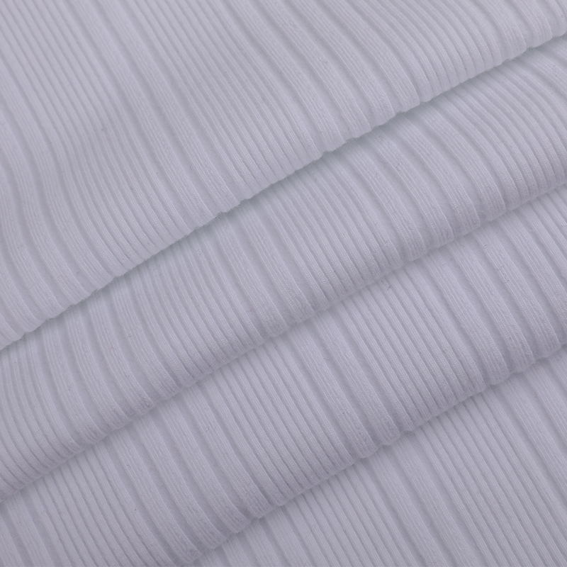 32s JC + 40D teljesen bevonatos szabálytalan csepp tűvel spandex bordás kötött 32s JC + 40D teljesen bevonatos szabálytalan csepp tűvel spandex bordás kötött